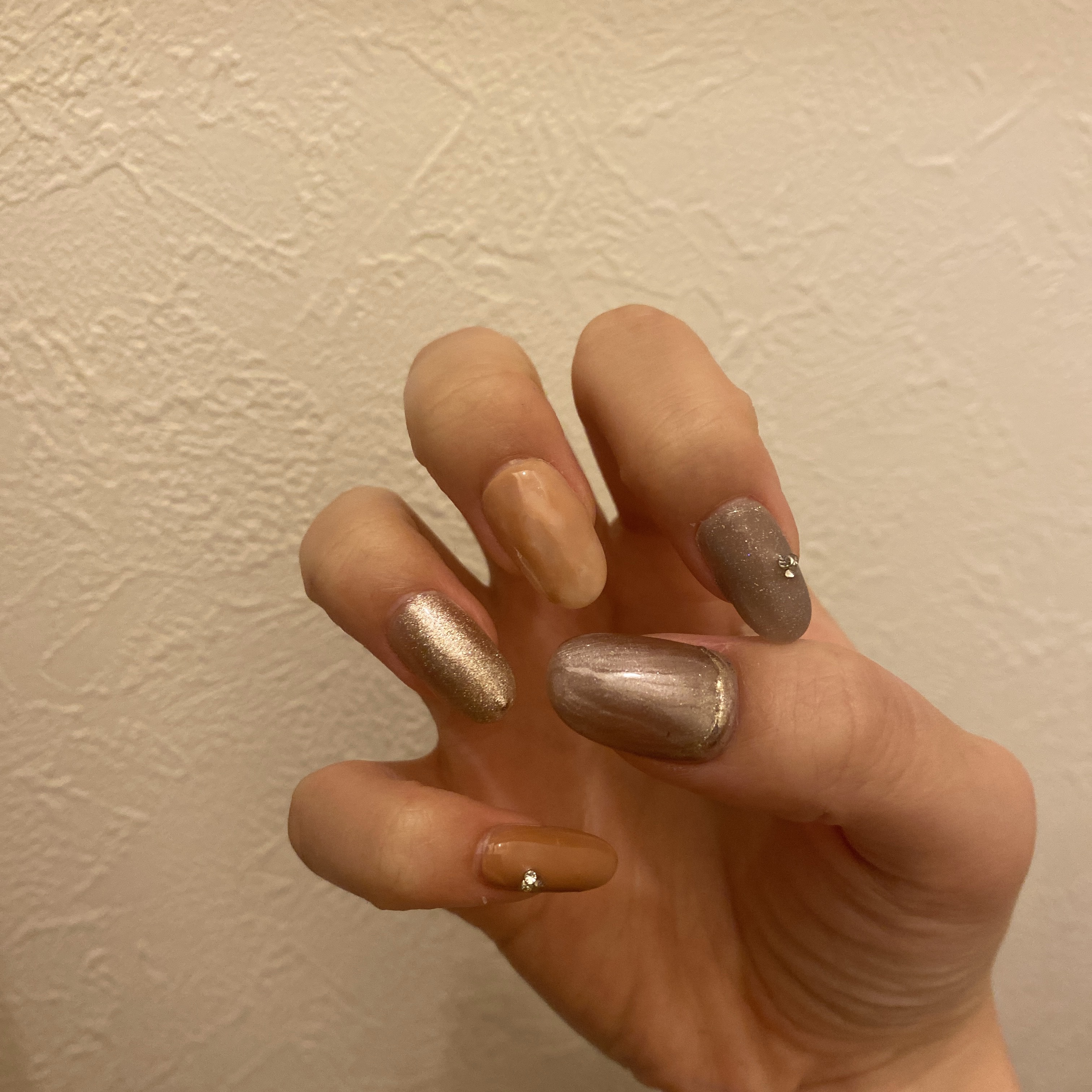 BRG ジェルネイル 50 ピスタチオ/DAISO/ジェルネイルを使ったクチコミ（3枚目）