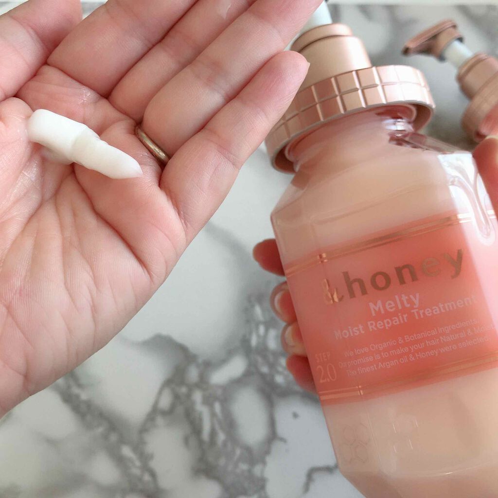 &honey Melty モイストリペア シャンプー1.0／モイストリペア ヘアトリートメント2.0/&honey/市販シャンプーを使ったクチコミ（3枚目）
