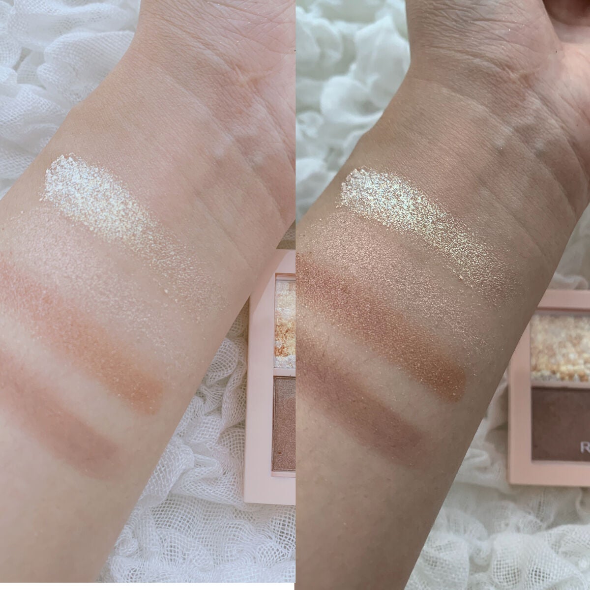 レブロン ダズル アイシャドウ クアッド/REVLON/アイシャドウパレットを使ったクチコミ(2枚目)