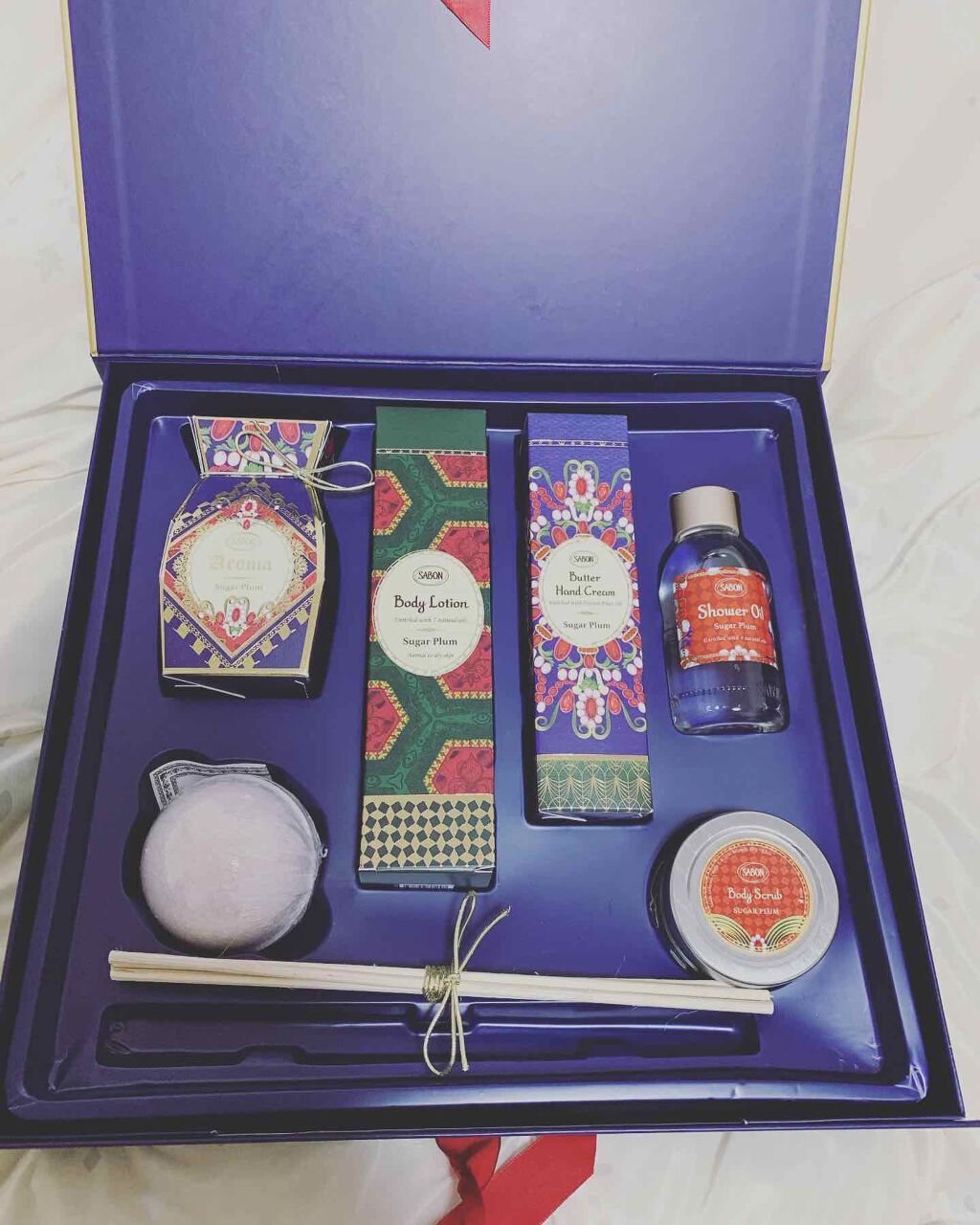 ホリデーギフト シュガー・プラム/SABON/その他キットセットを使ったクチコミ(2枚目)