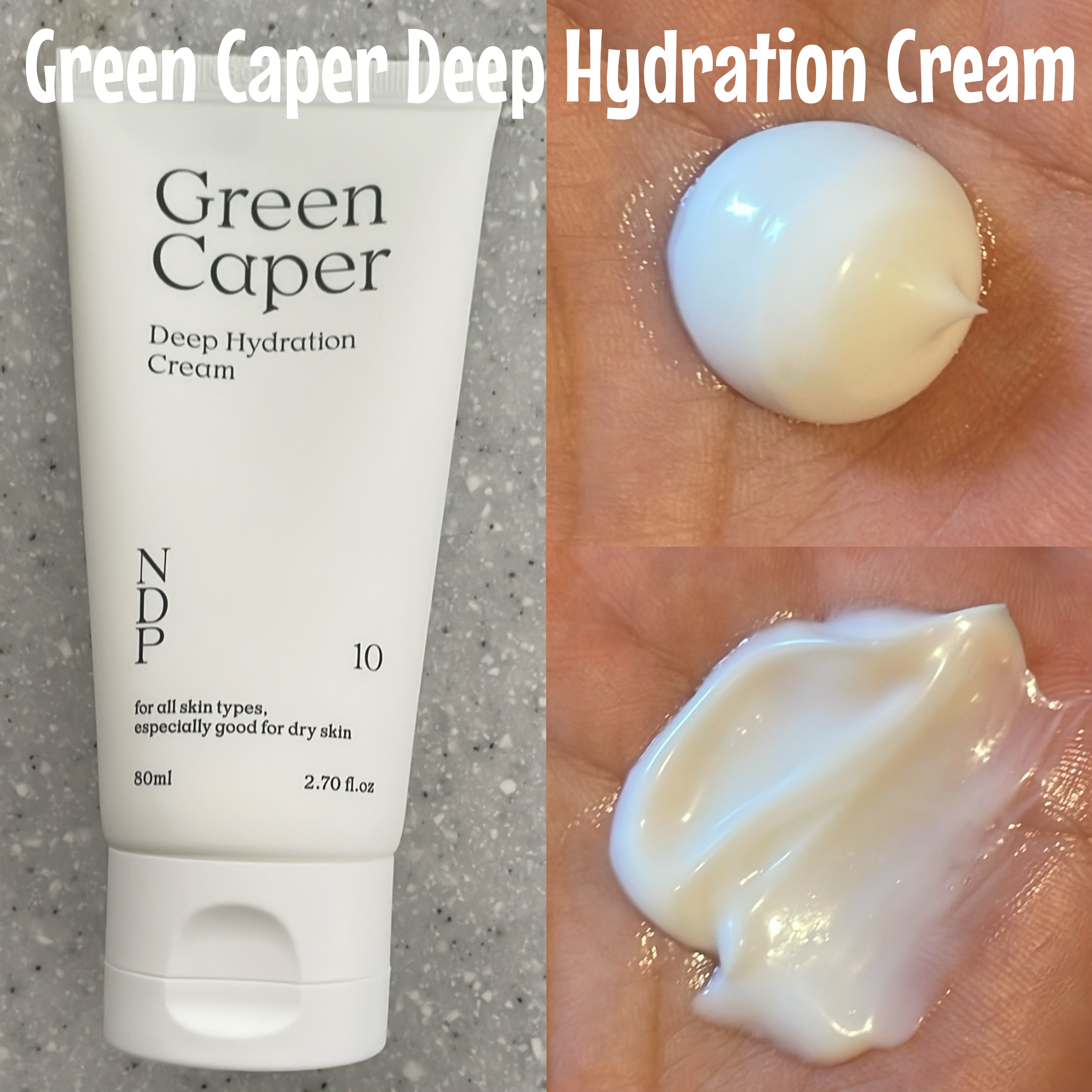 グリーンケイパーディープハイドレーションクリーム/NATURAL DERMA PROJECT/その他スキンケアを使ったクチコミ（2枚目）