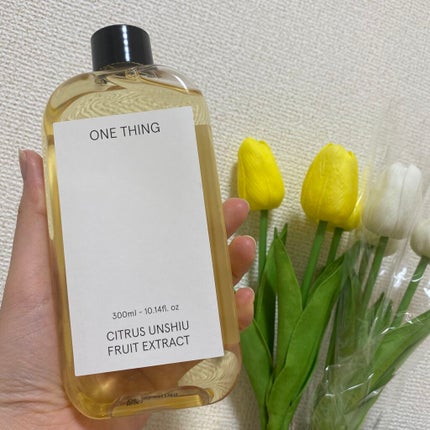 青みかん化粧水/ONE THING/化粧水を使ったクチコミ(1枚目)