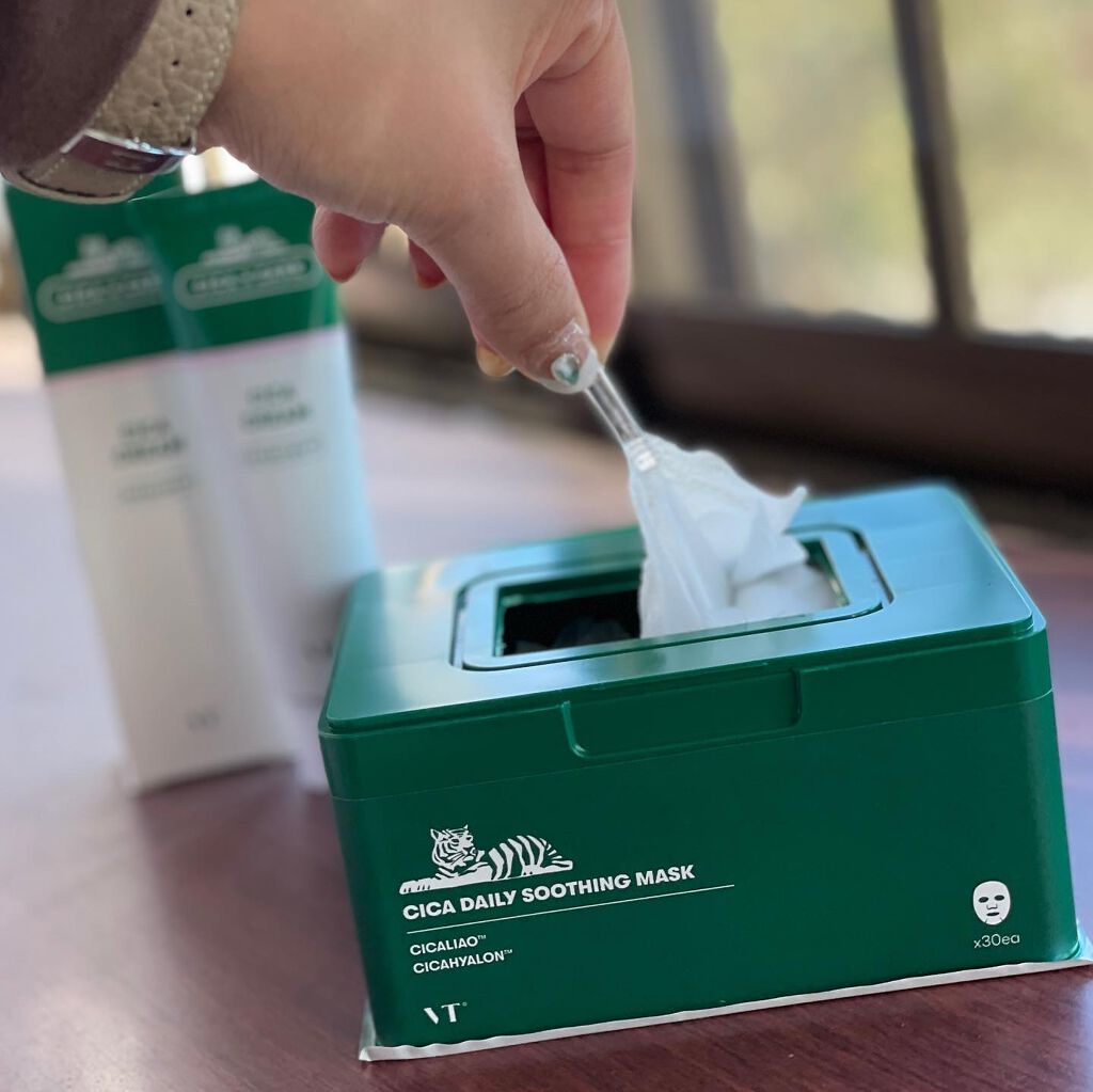 CICA デイリースージングマスク/VT/シートマスク・パックを使ったクチコミ（2枚目）