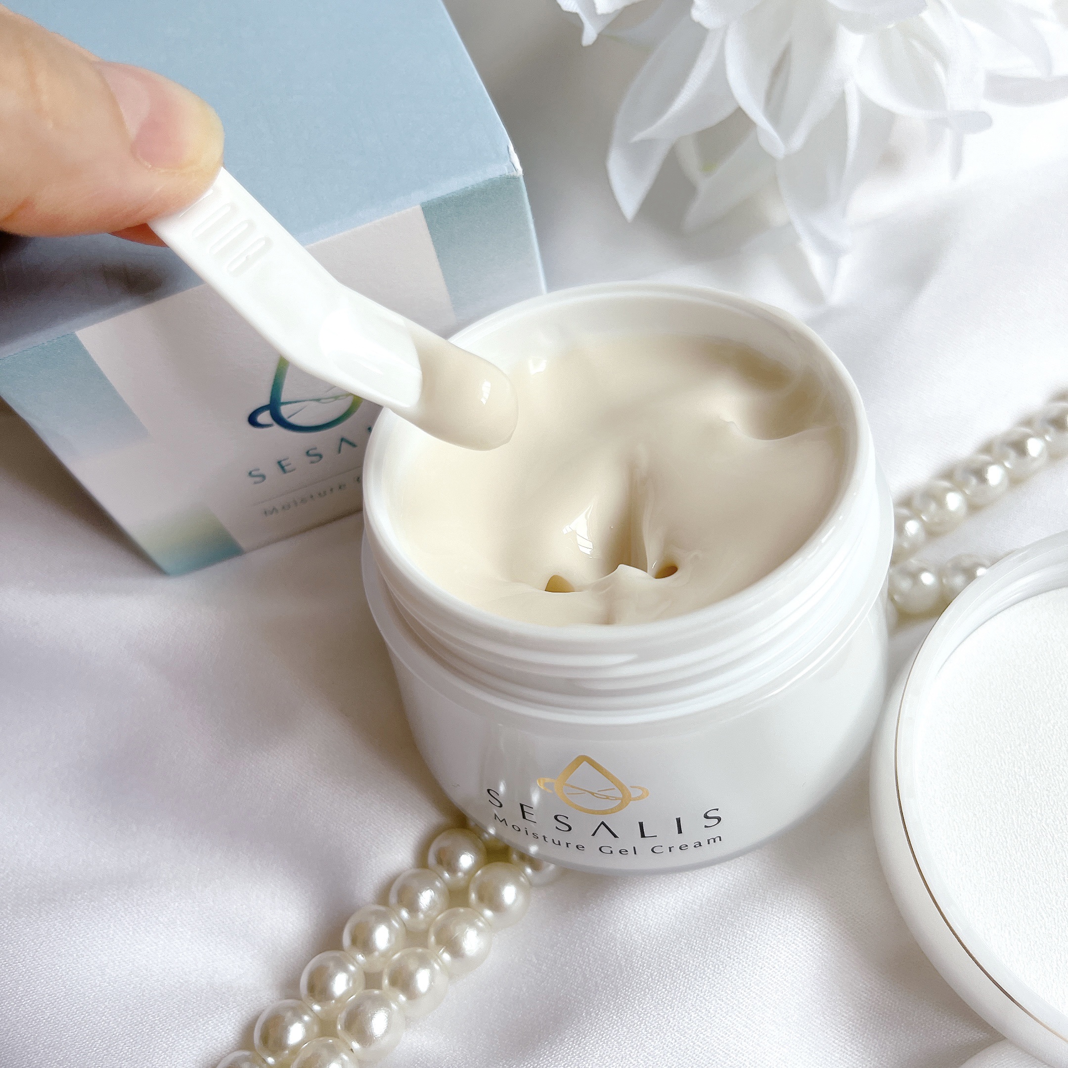 モイスチャージェルクリーム/SESALIS/フェイスクリームを使ったクチコミ（3枚目）
