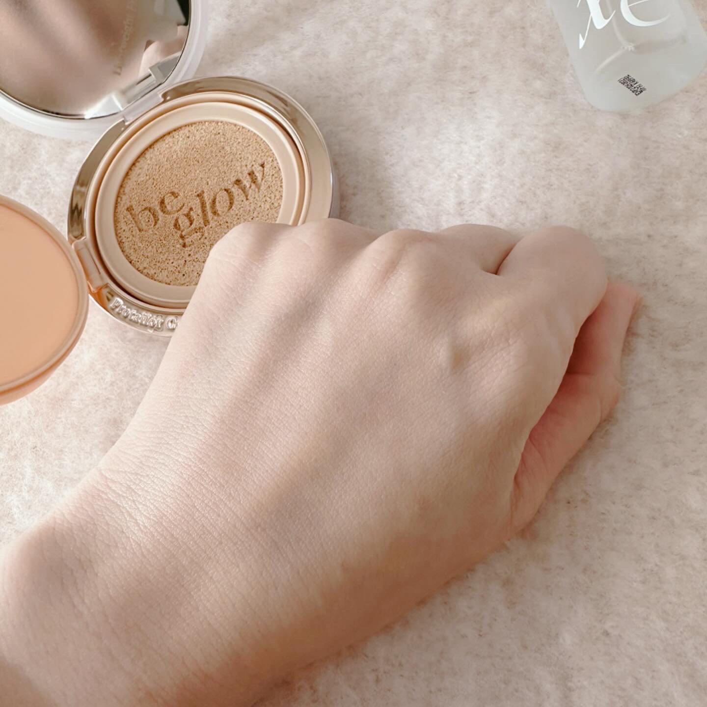 プロテーラービーグロウクッション ニュークラス/espoir/クッションファンデーションを使ったクチコミ（2枚目）