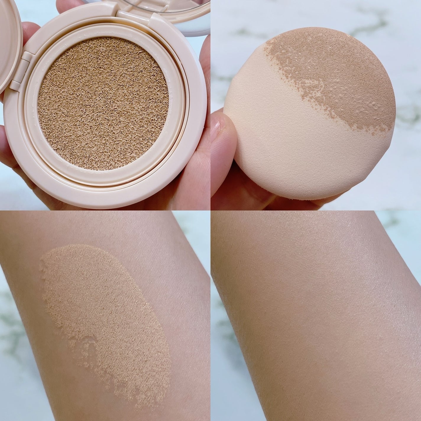 インクラスティングクッション/THE FACE SHOP/クッションファンデーションを使ったクチコミ(6枚目)