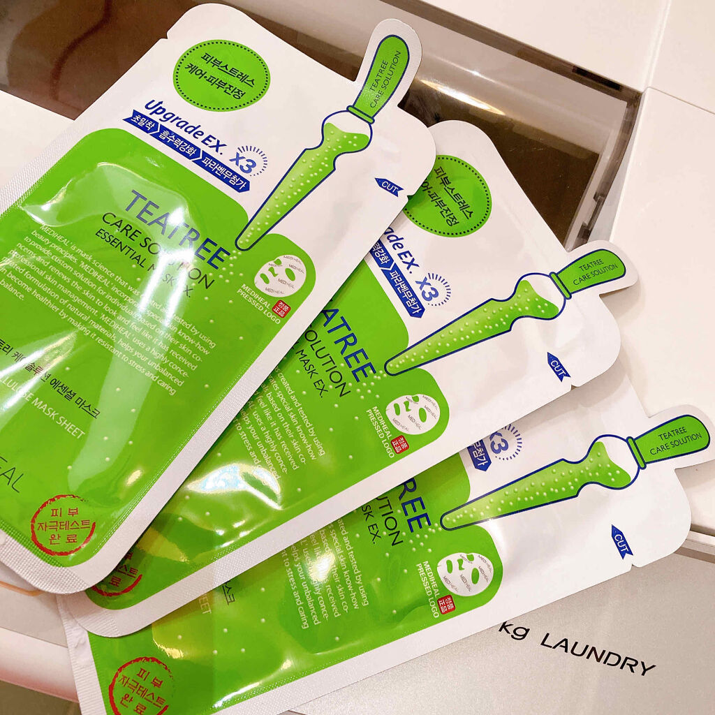 ティーツリーケアソリューション アンプルマスクJEX/MEDIHEAL/シートマスク・パックを使ったクチコミ（2枚目）