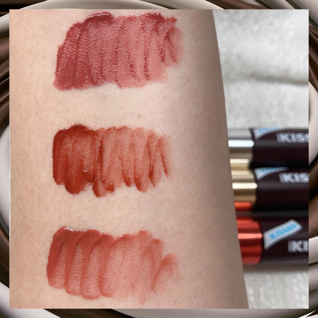 キスチョコレート ムースティント/ETUDE/口紅を使ったクチコミ（3枚目）