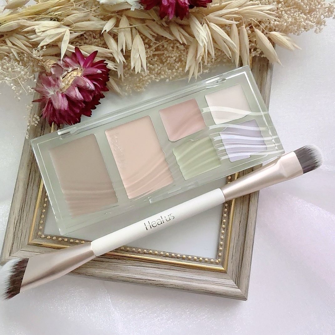 ブリージングコンシーラーパレット/Healus/パレットコンシーラーを使ったクチコミ（2枚目）