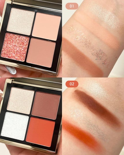4è²ã¢ã€ã·ã£ããŠãã¬ãã/MOKA Japan cosmetics/ã¢ã€ã·ã£ããŠãã¬ããã䜿ã£ãã¯ãã³ãïŒ3æç®ïŒ