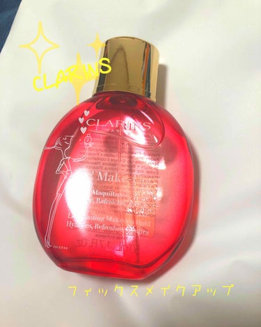 フィックス メイクアップ/CLARINS/ミスト状化粧水を使ったクチコミ（1枚目）