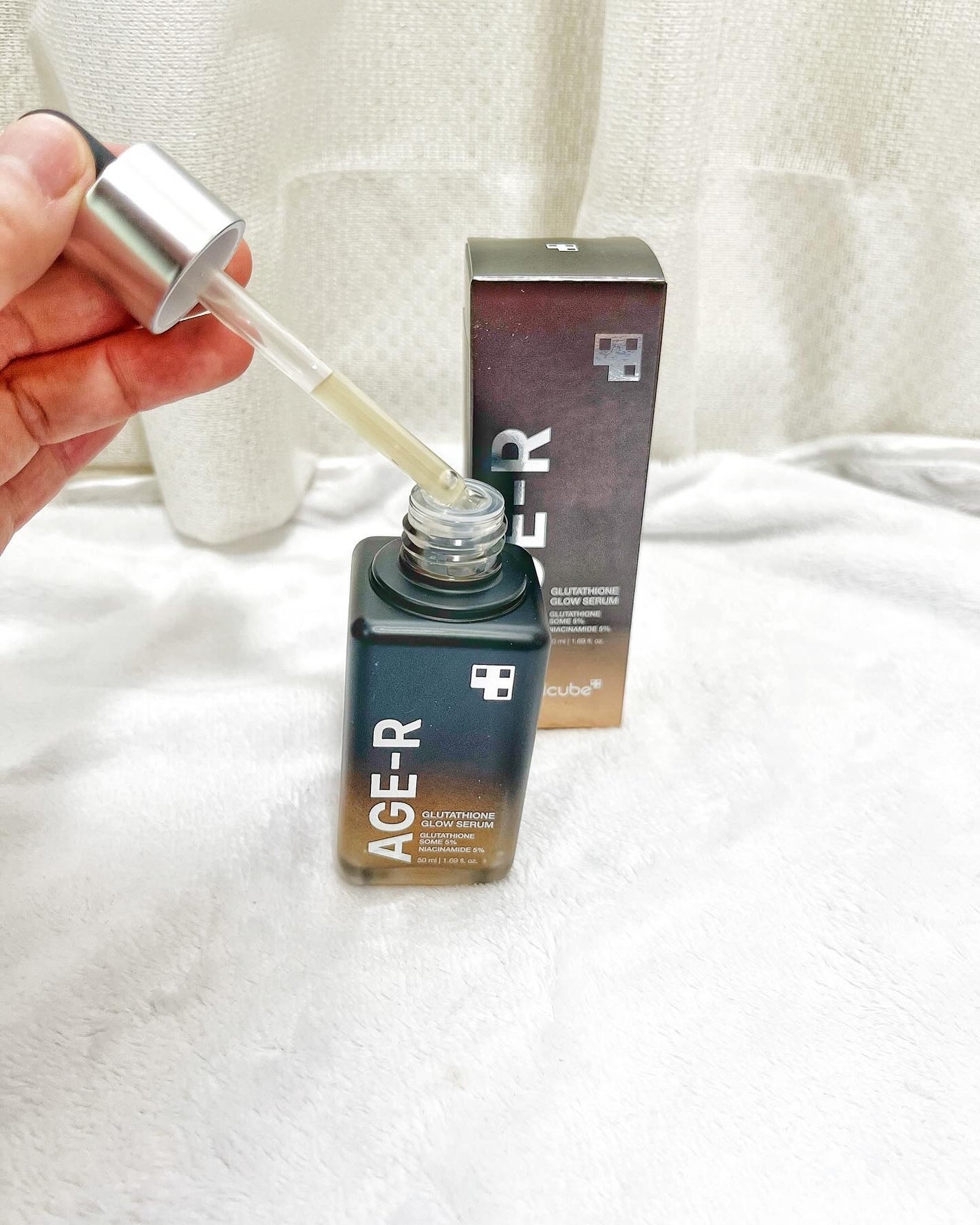 グルタチオングロウアンプル/MEDICUBE/美容液を使ったクチコミ(5枚目)