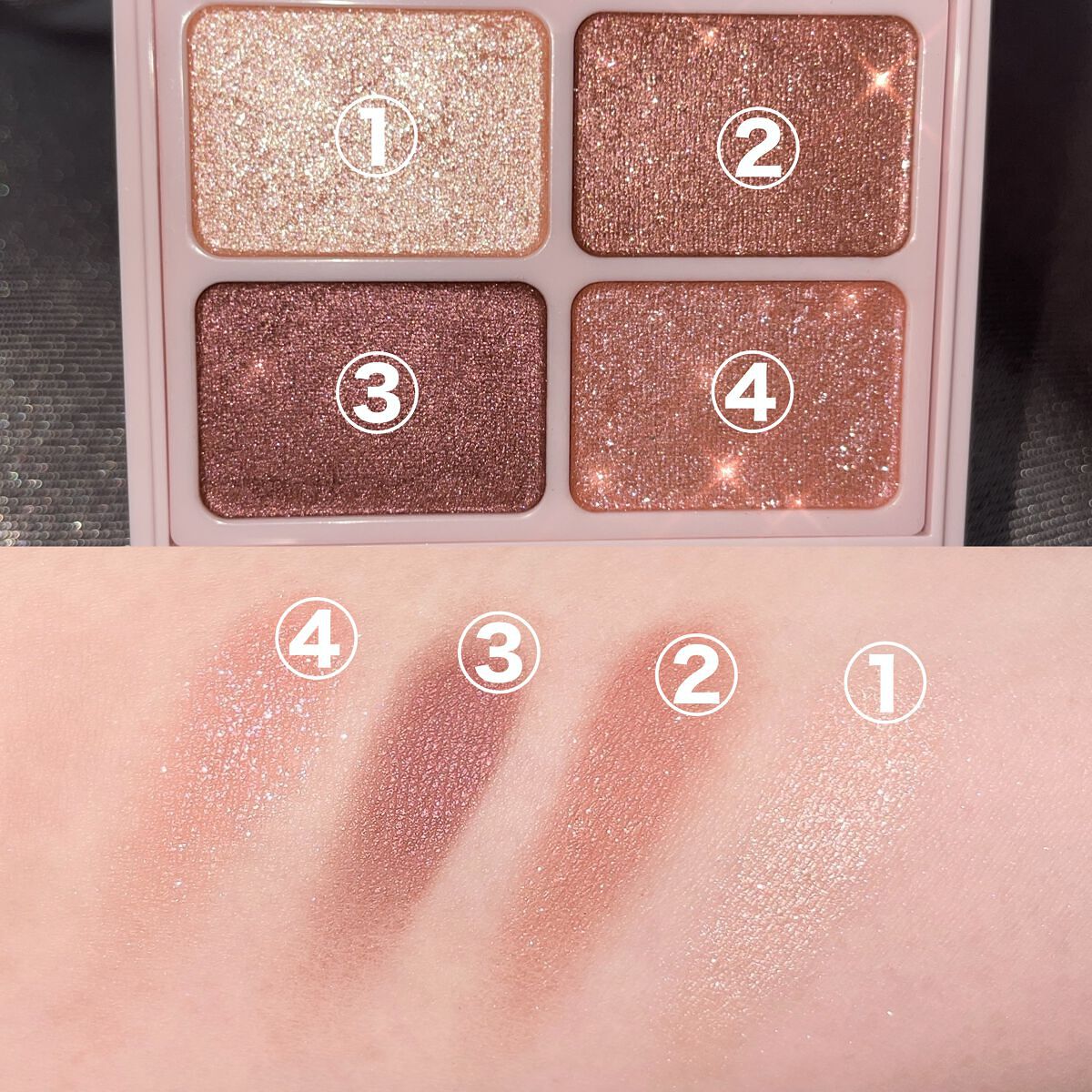 デイジードール アイカラー パレット/DAISY DOLL by MARY QUANT/アイシャドウパレットを使ったクチコミ（3枚目）