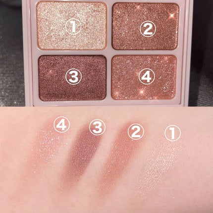 デイジードール アイカラー パレット/DAISY DOLL by MARY QUANT/アイシャドウパレットを使ったクチコミ(3枚目)