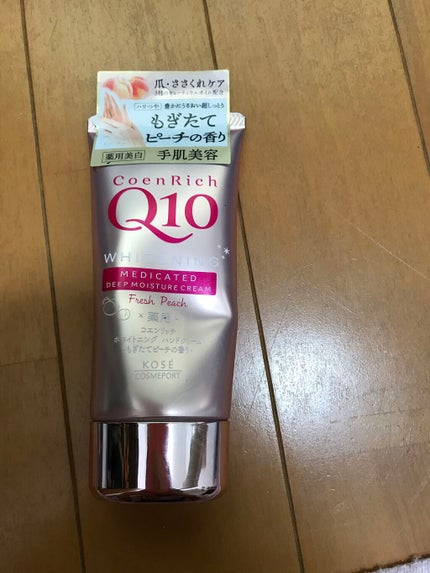 薬用ホワイトニング ハンドクリーム(もぎたてピーチ)/コエンリッチQ10/ハンドクリームを使ったクチコミ(1枚目)