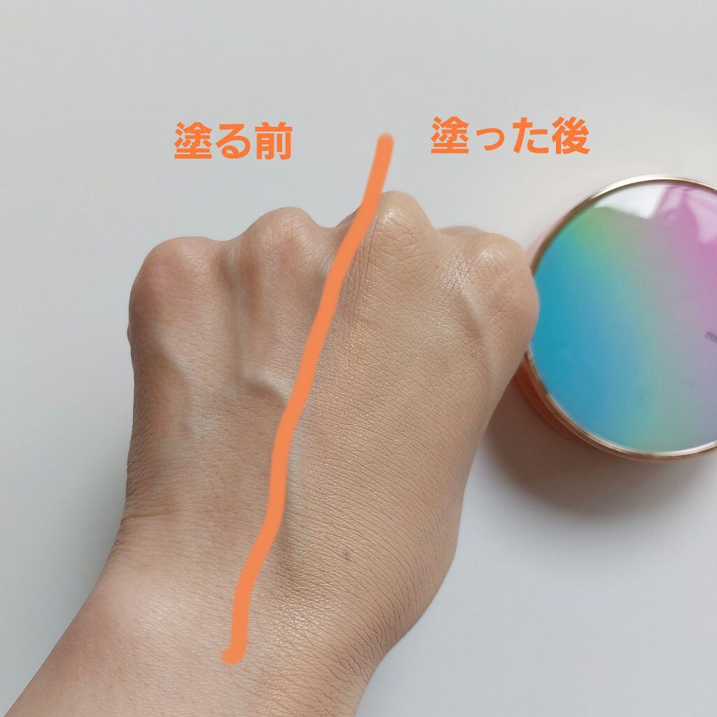 ピンクティーツリーカバークッション/APLIN/クッションファンデーションを使ったクチコミ(3枚目)