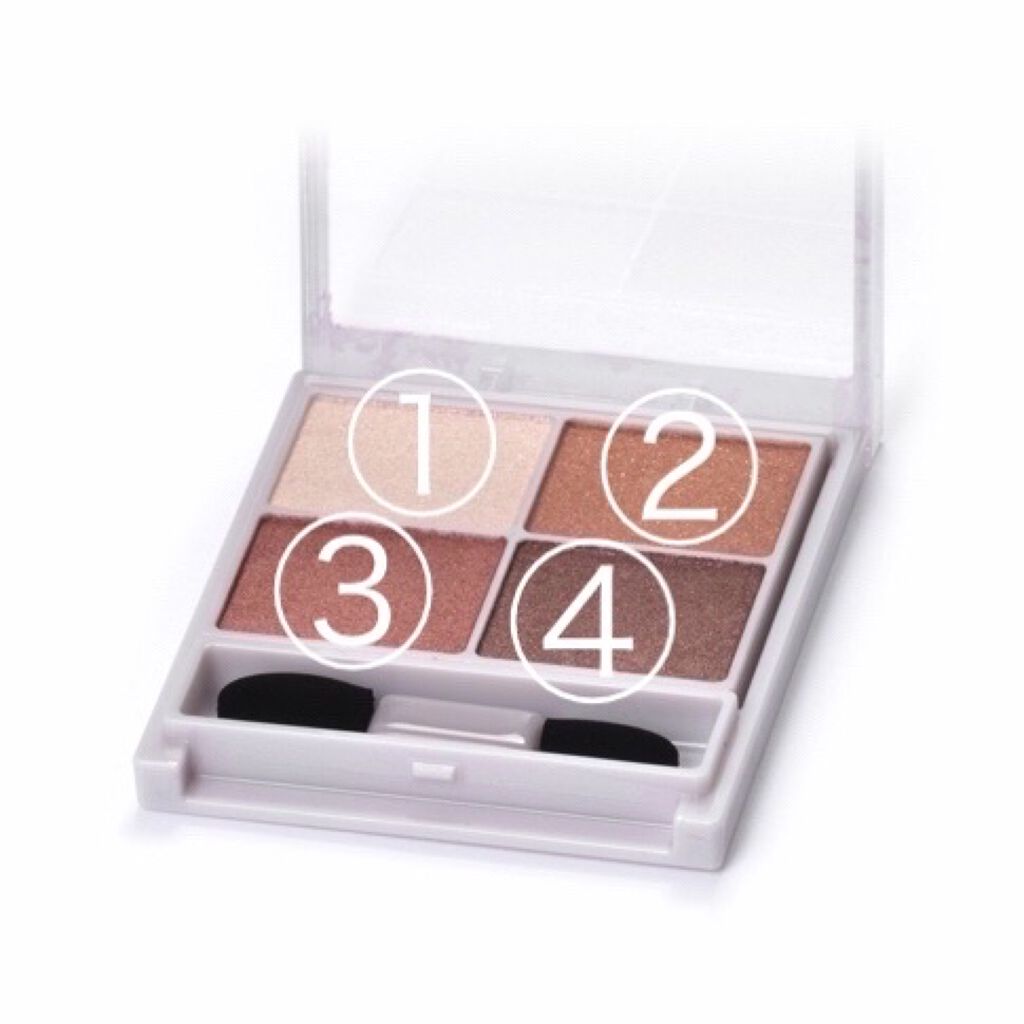 シルキースフレアイズ/キャンメイク/アイシャドウパレットを使ったクチコミ（2枚目）