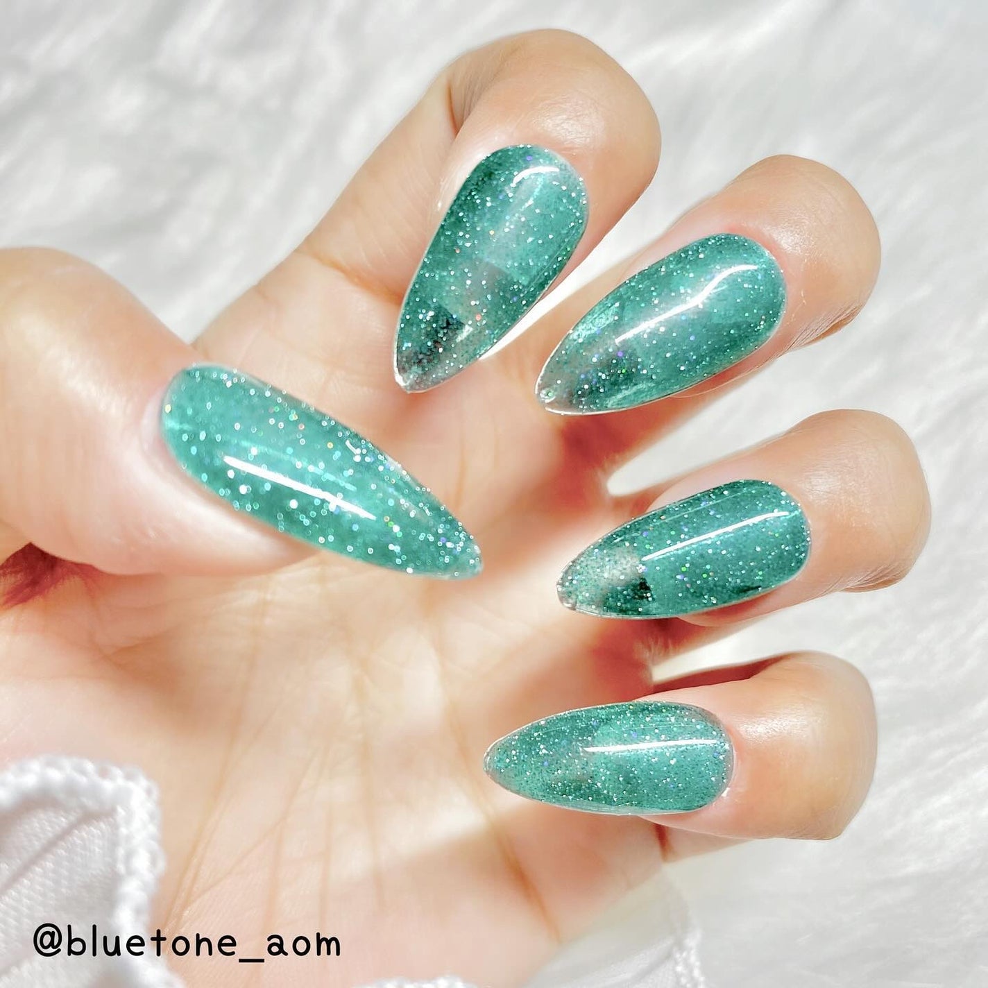 ⋆͛🦖⋆͛aomi on LIPS 「オリジナルフラッシュブルーグリーン☺️💚💙作ったカラーにぎっし..」(6枚目)