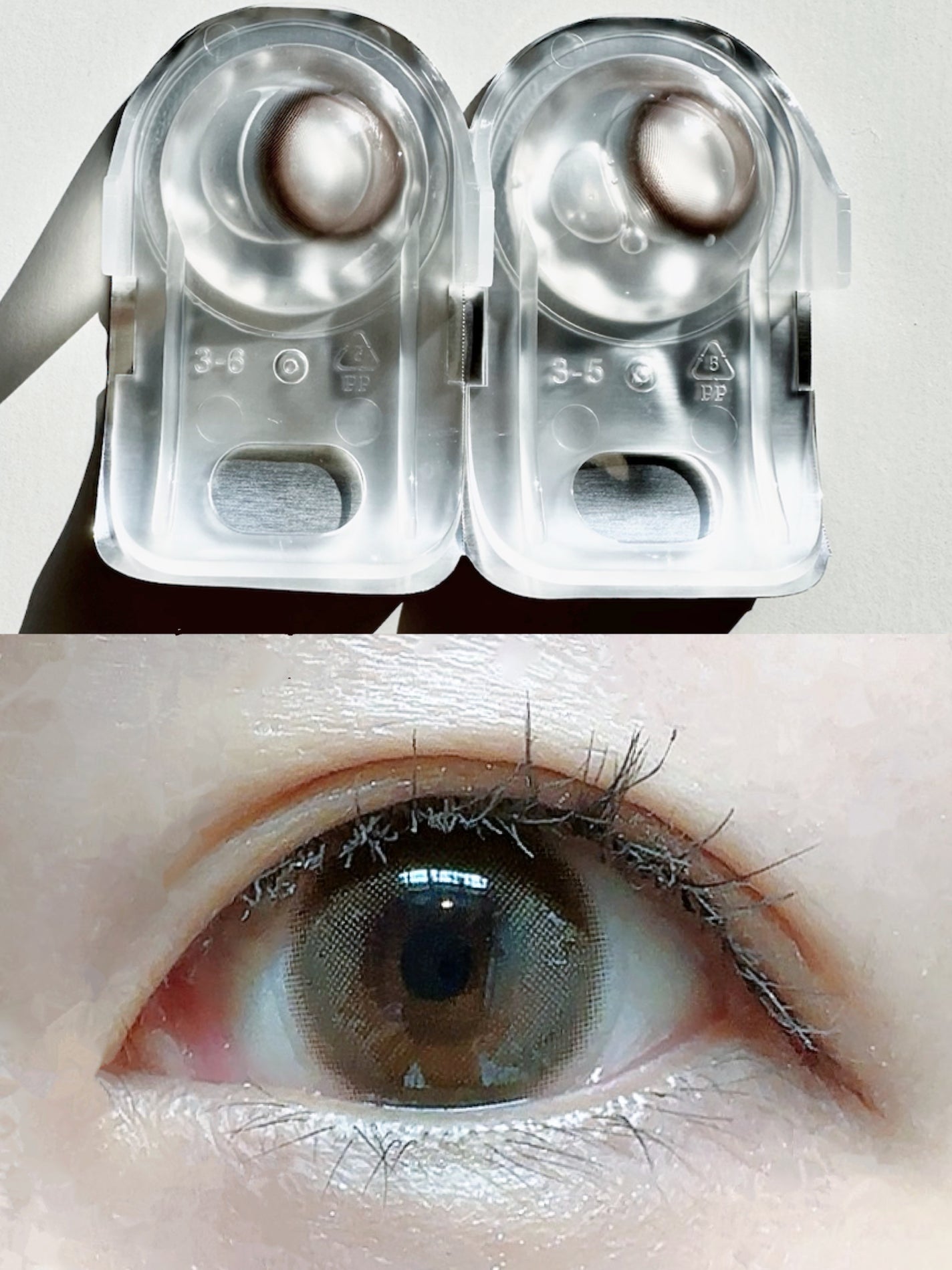 chiffon/meilly/ワンデー(1DAY)カラコンを使ったクチコミ(3枚目)