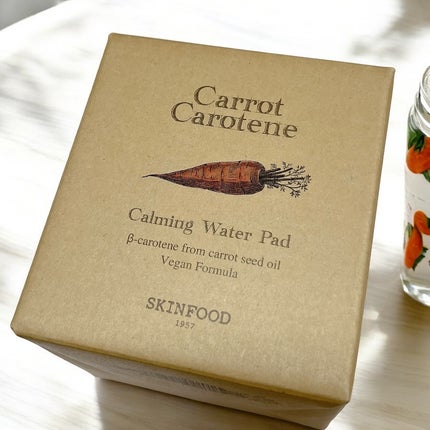 キャロットカロテン カーミングウォーターパッド/SKINFOOD/トナーパッドを使ったクチコミ(8枚目)