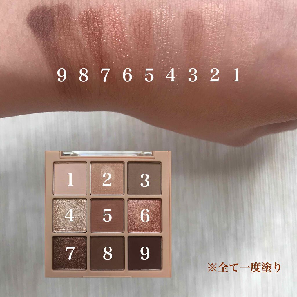 ソフト ムード アイシャドウ パレット/Peach C/アイシャドウパレットを使ったクチコミ(2枚目)