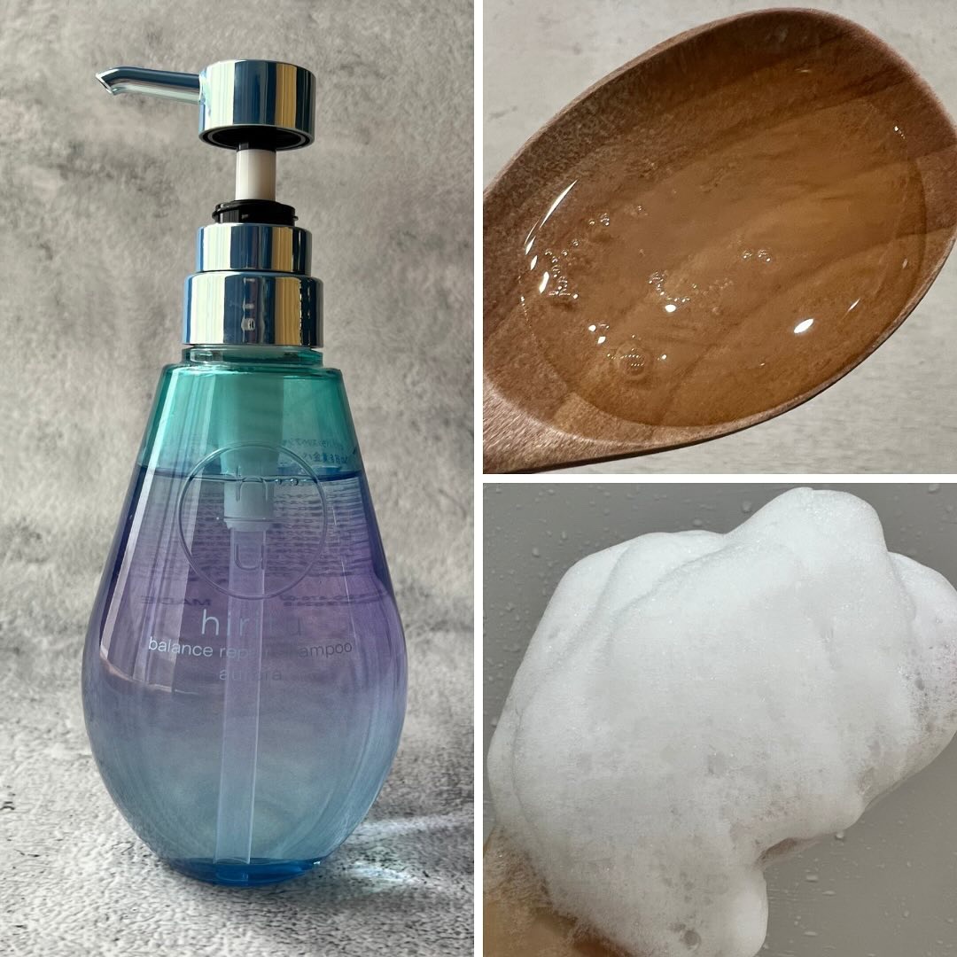 ヒリツ バランスリペアシャンプー/ヘアトリートメント オーロラ/hiritu/市販シャンプーを使ったクチコミ（2枚目）