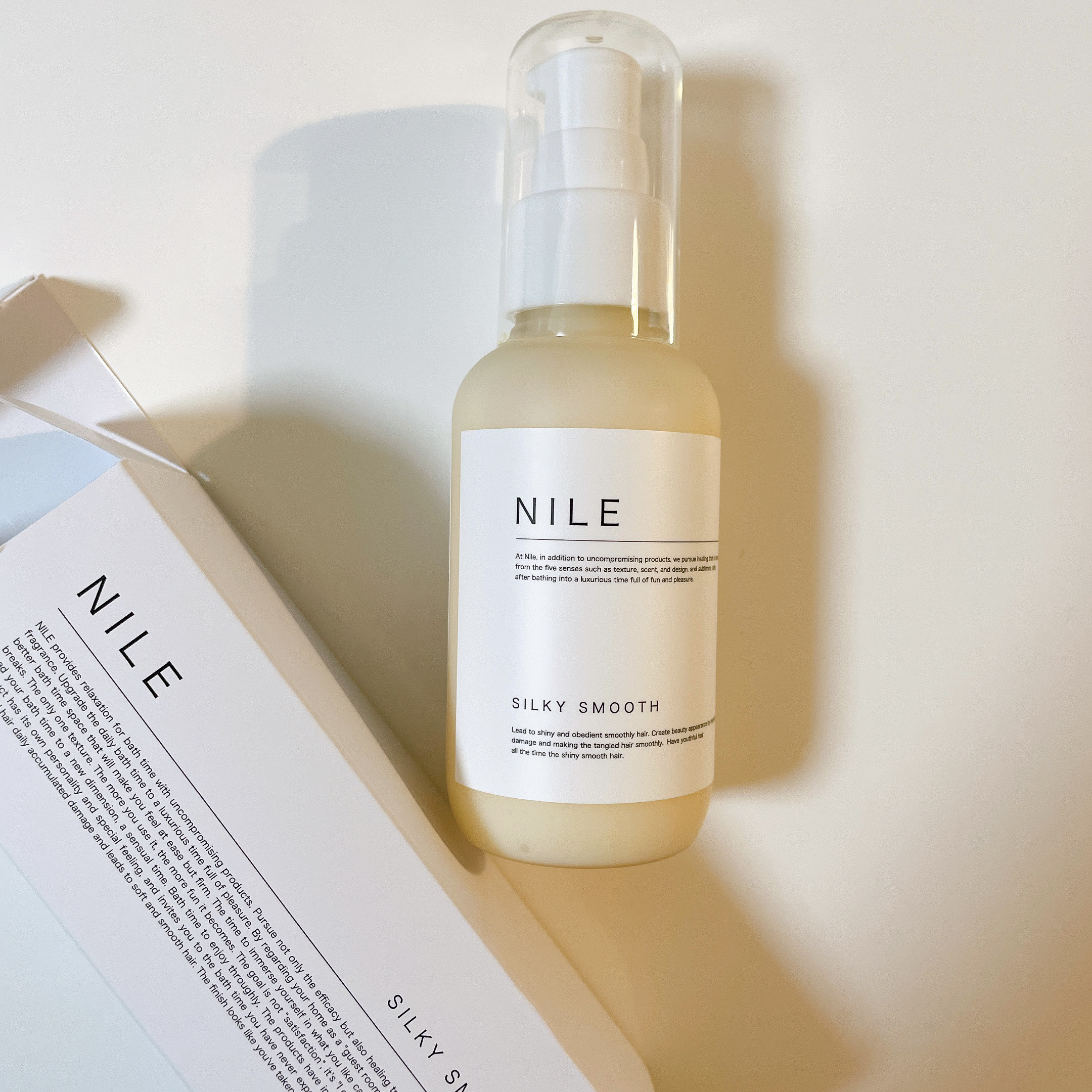 ヘアミルク SILKY SMOOTH/NILE/ヘアミルクを使ったクチコミ（1枚目）