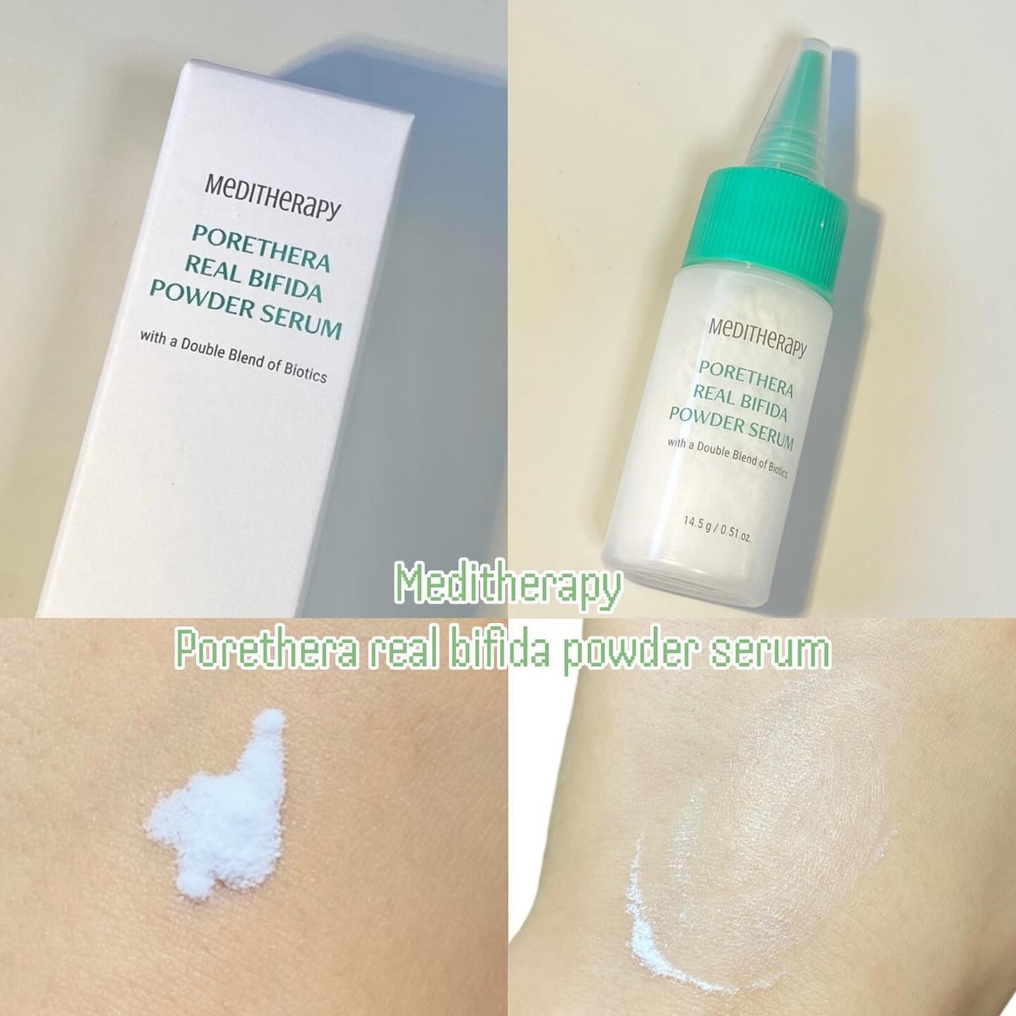 ポアセラリアルビフィダパウダーセラム/MEDITHERAPY/美容液を使ったクチコミ(1枚目)