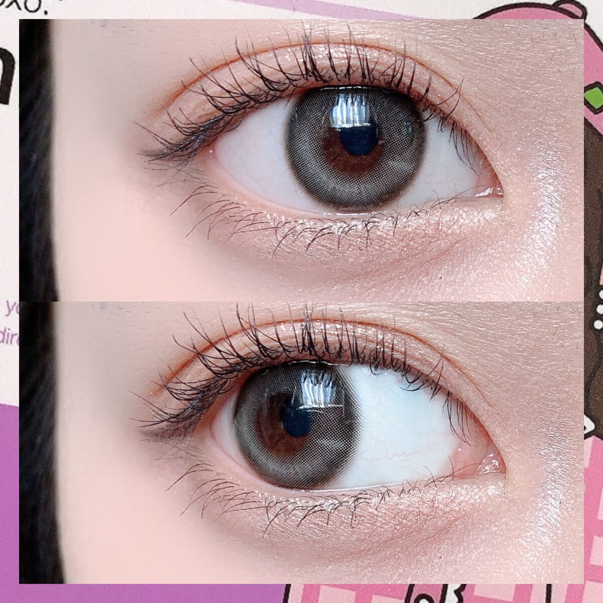 One & Only Kristin/Hapa kristin/カラーコンタクトレンズを使ったクチコミ(3枚目)