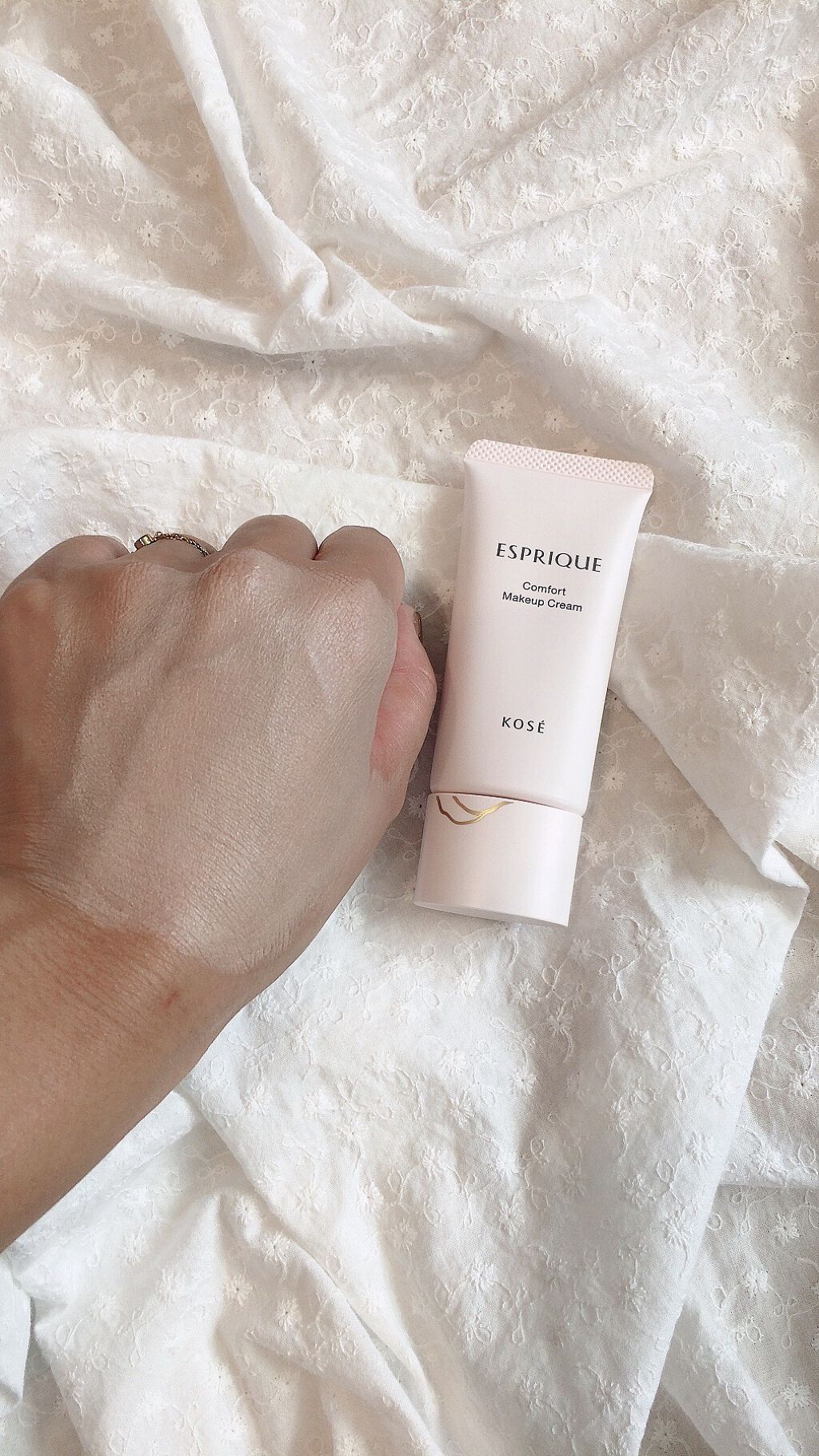 コンフォート メイククリーム〈色つき美容クリーム〉/ESPRIQUE/化粧下地を使ったクチコミ（3枚目）