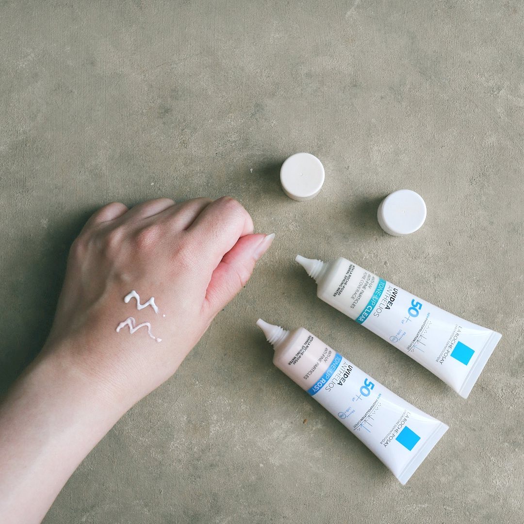 UVイデア XL プロテクショントーンアップ ローズ/ラ ロッシュ ポゼ/日焼け止めクリームを使ったクチコミ（3枚目）