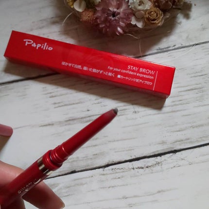 ステイブロウ/Papilio/アイブロウペンシルを使ったクチコミ(2枚目)
