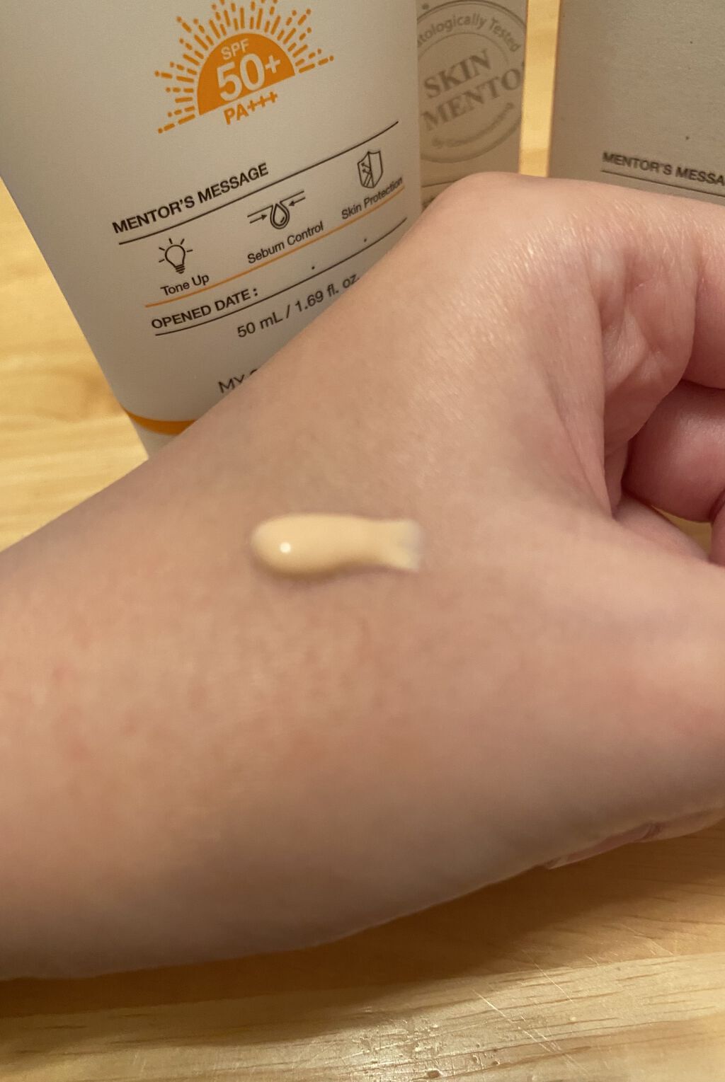 ブライトニングアップサンプラス/Dr.G/日焼け止めクリームを使ったクチコミ（2枚目）