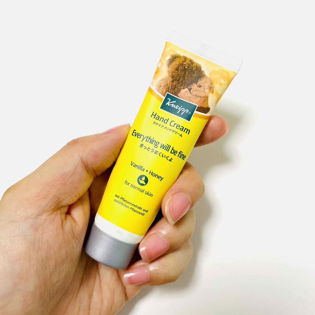 ハンドクリーム バニラ&ハニーの香り/クナイプ/ハンドクリームを使ったクチコミ(1枚目)