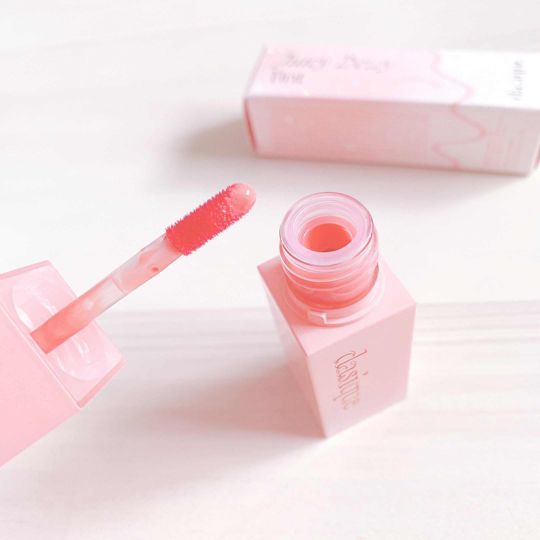 ジューシーデュイティント/dasique/リップティントを使ったクチコミ（2枚目）