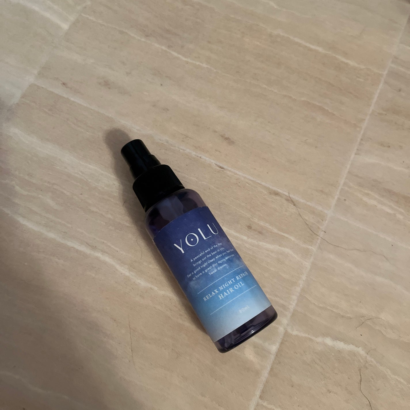 リラックスナイトリペアヘアオイル/YOLU/ヘアオイルを使ったクチコミ(1枚目)