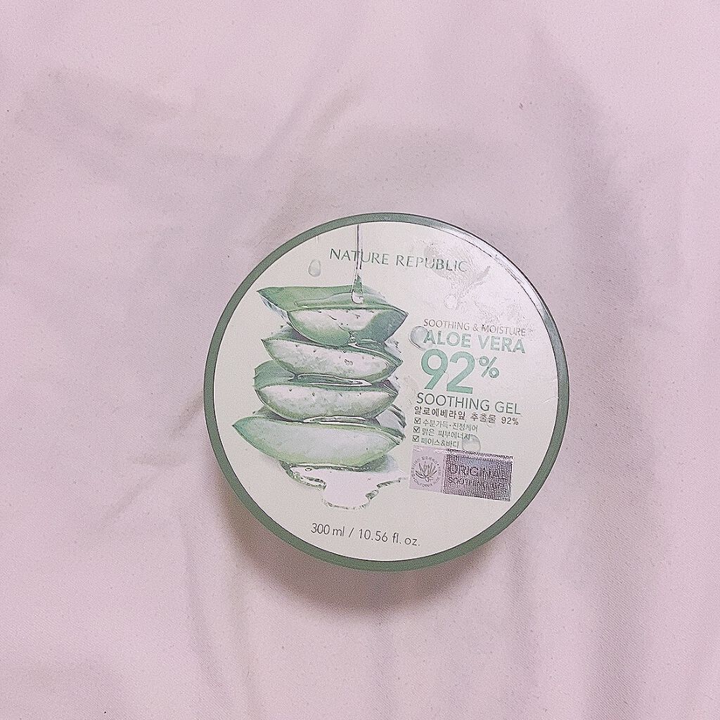 マイルド＆モイスチャーアロエジェル/ネイチャーリパブリック/ボディローションを使ったクチコミ（1枚目）