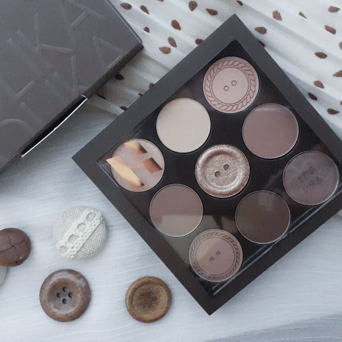 マイフェイブムードアイパレット 9カラー/HOLIKA HOLIKA/アイシャドウパレットを使ったクチコミ(1枚目)