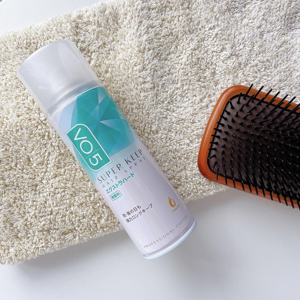 スーパーキープヘアスプレイ<エクストラハード> 無香料/VO5/ヘアスプレーを使ったクチコミ(1枚目)