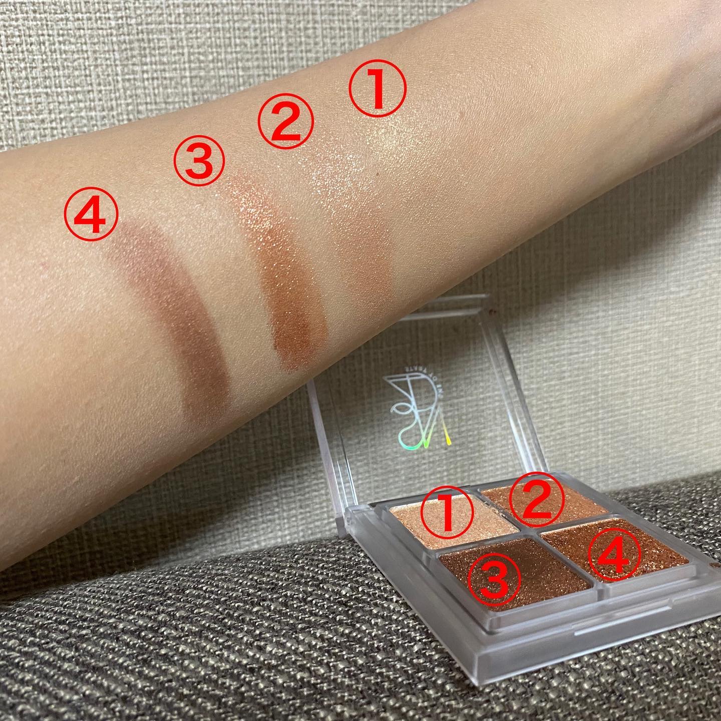 インフィニティフラターグリッター/S2ND/マルチパレットを使ったクチコミ（3枚目）