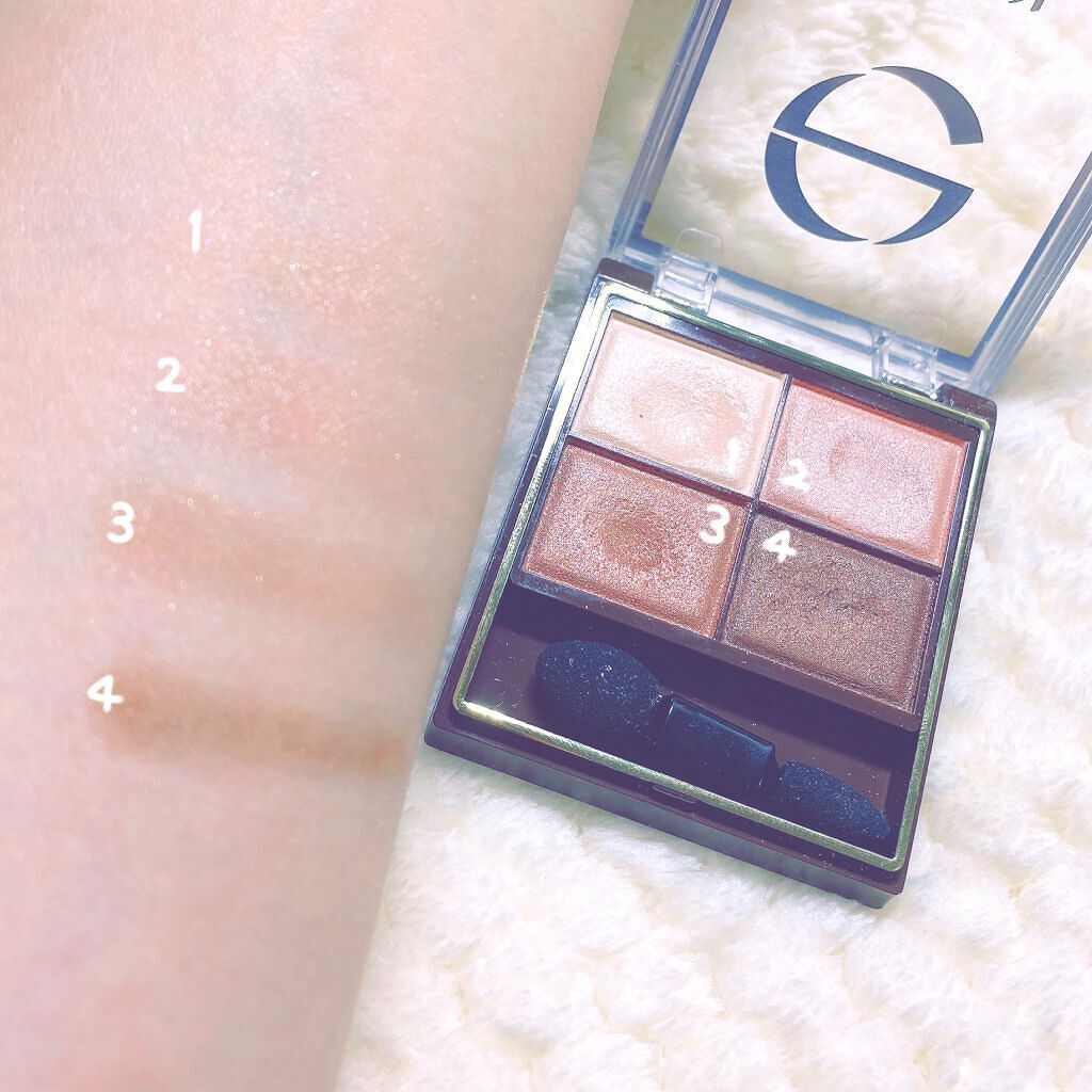 スキニーリッチシャドウ/excel/アイシャドウパレットを使ったクチコミ（3枚目）