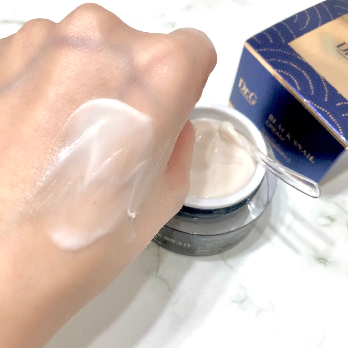 ブラックスネイル クリーム/Dr.G/フェイスクリームを使ったクチコミ(3枚目)