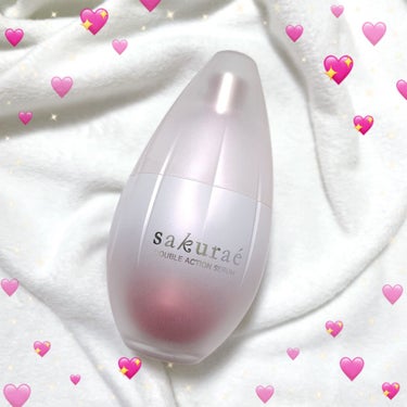 サクラエ（sakuraé）  ダブルアクションセラムのクチコミ「サクラエ
ダブルアクションセラム

洗顔後すぐに使用する美白美容液💕
メラニンの生成抑制と排出.....」（1枚目）