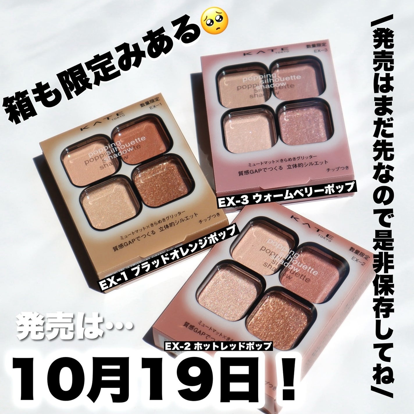 ケイト ポッピングシルエットシャドウ/KATE/アイシャドウパレットを使ったクチコミ(9枚目)