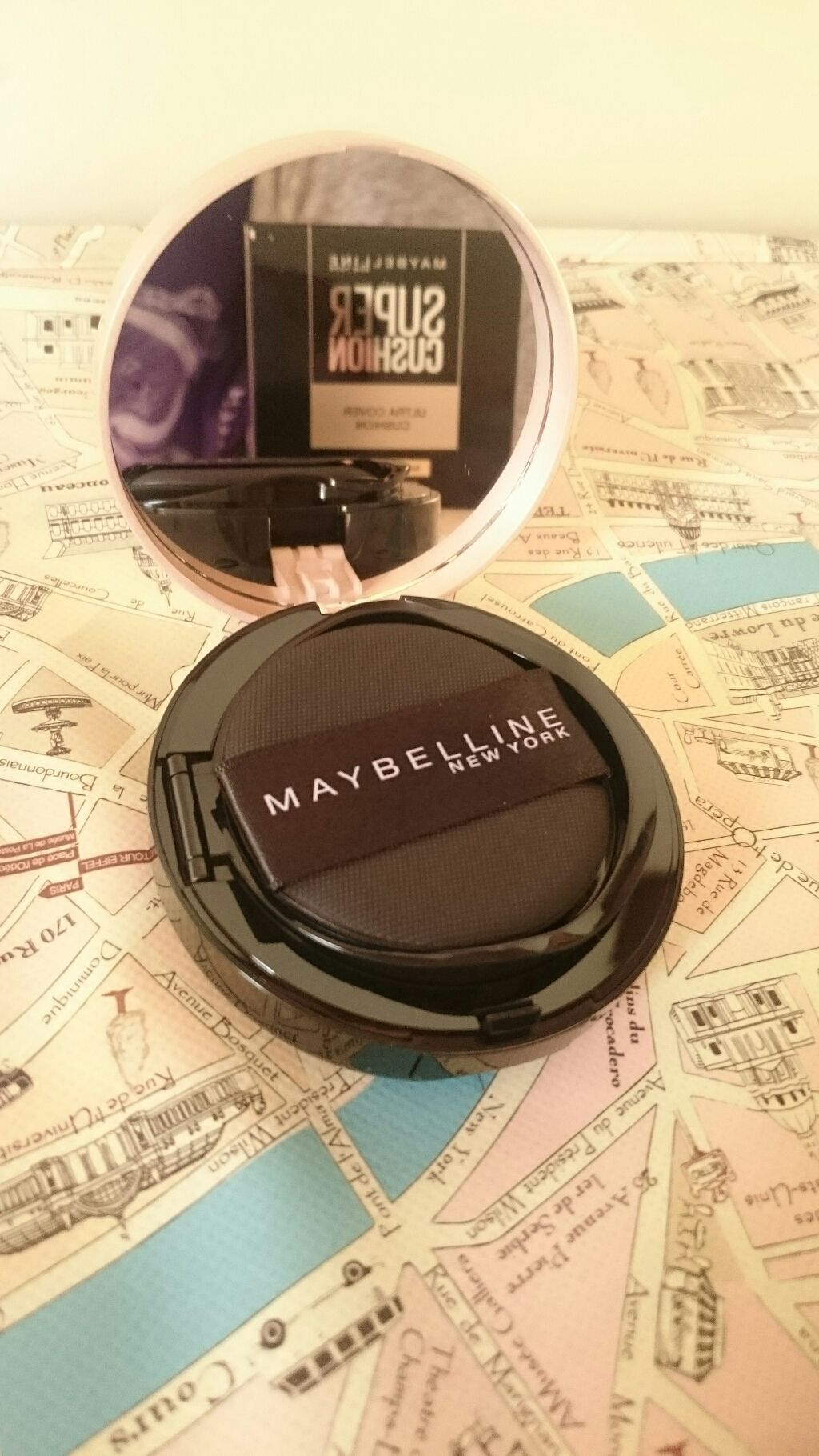 SP クッション ウルトラカバークッション BB/MAYBELLINE NEW YORK/クッションファンデーションを使ったクチコミ（2枚目）