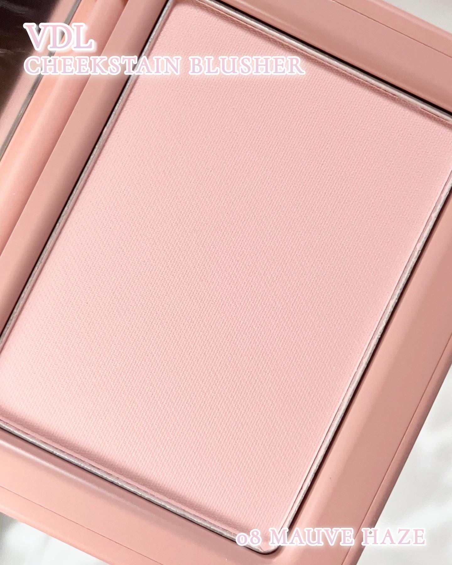 チークステイン ブラッシャー 08 モーブ ヘイズ/VDL/パウダーチークを使ったクチコミ（3枚目）