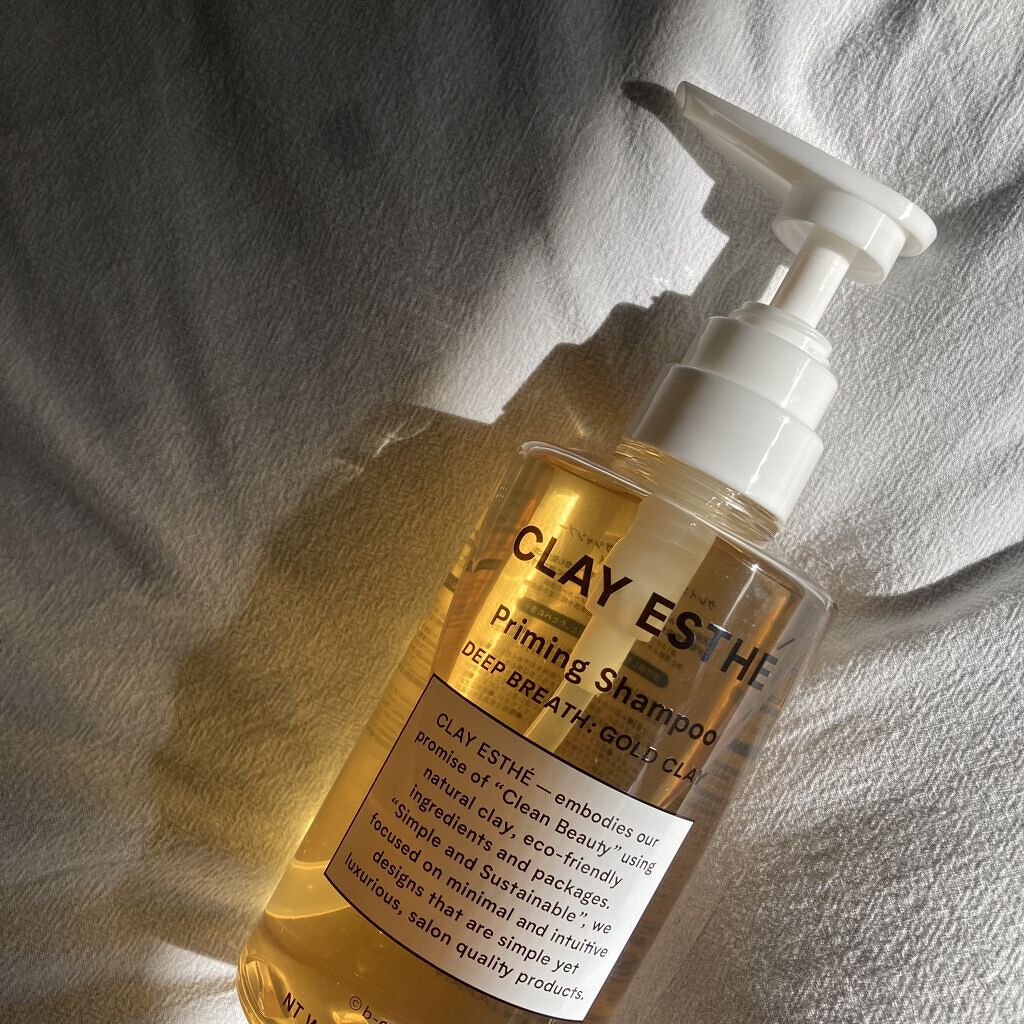 プライミングシャンプー/フォーティファイングヘアマスク ゴールドクレイ/クレイエステ/サロンシャンプーを使ったクチコミ（1枚目）