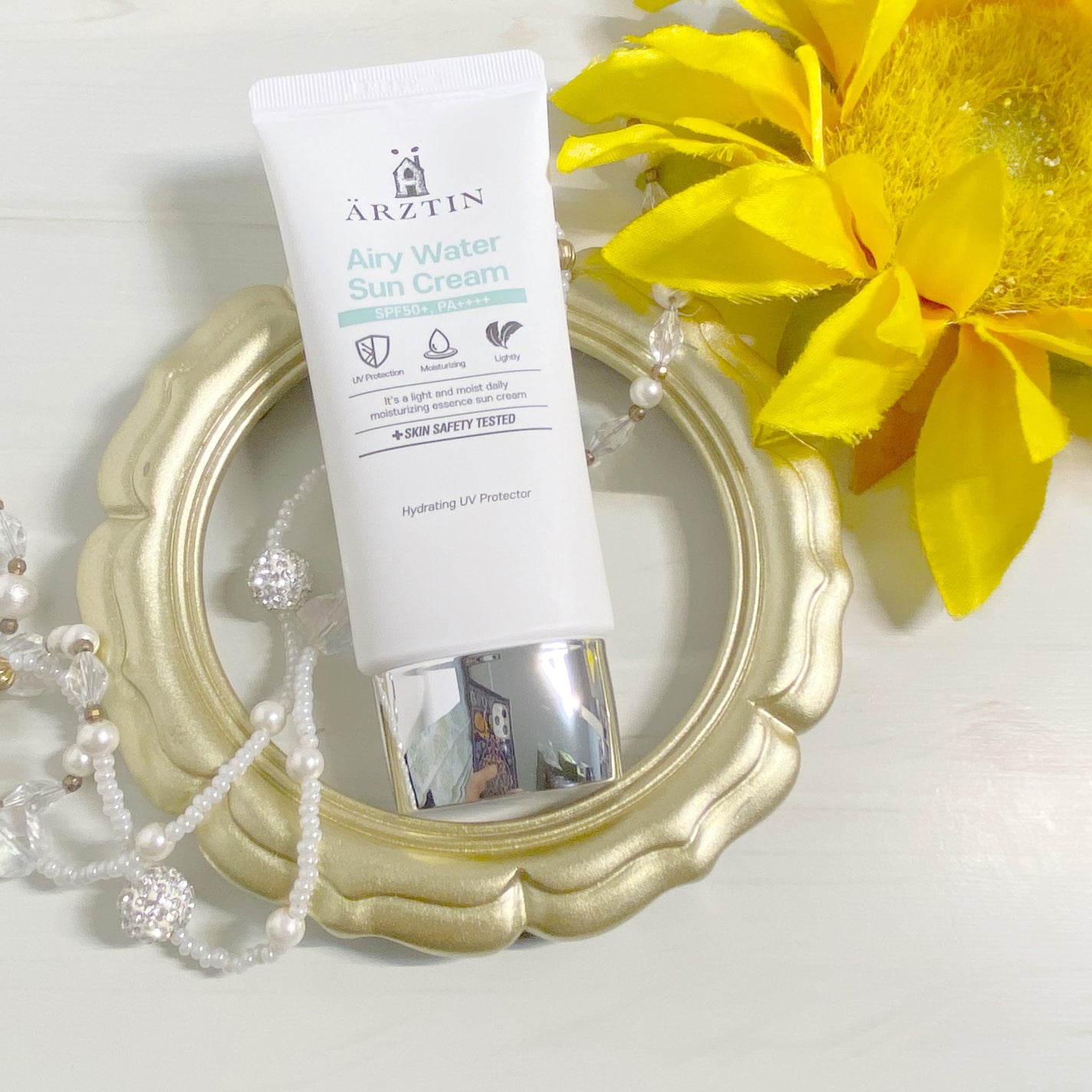 エアリーウォーターサンクリーム/エルツティン/日焼け止めクリームを使ったクチコミ(2枚目)