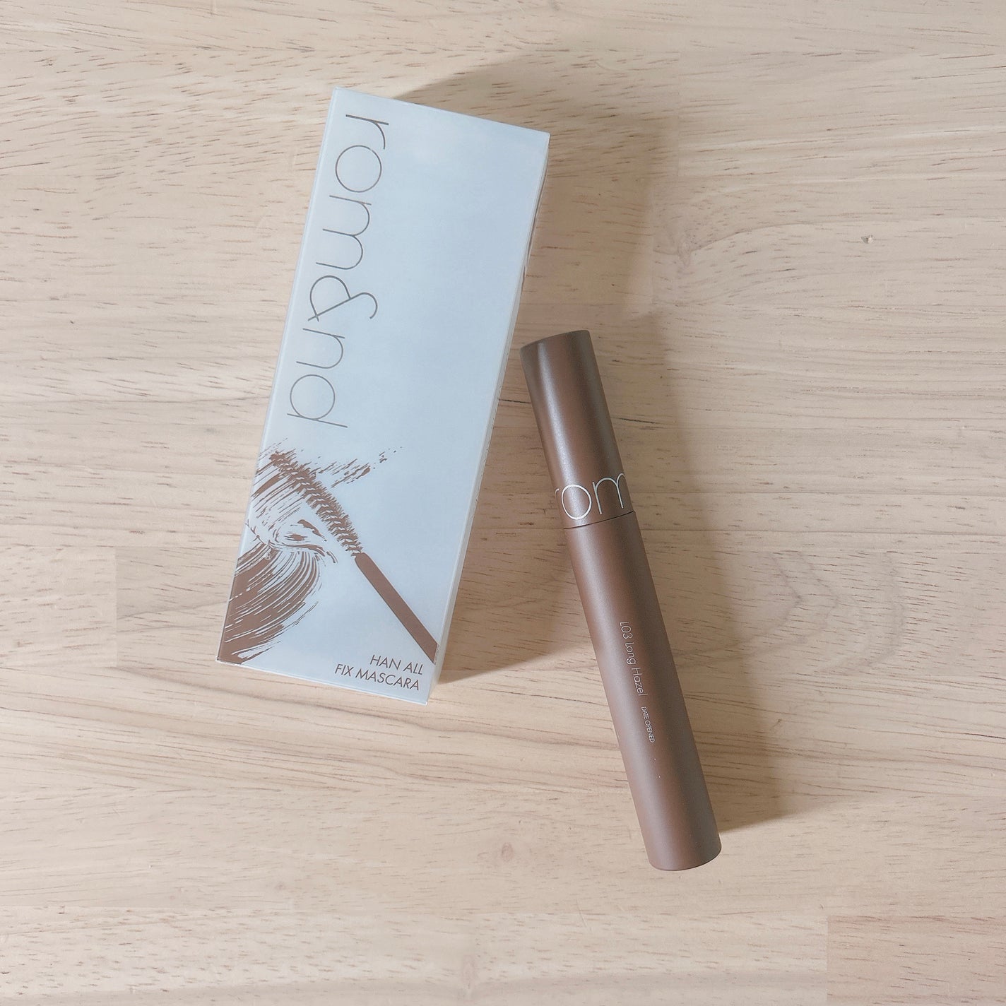 ハンオールフィックスマスカラ/rom&nd/マスカラを使ったクチコミ(1枚目)