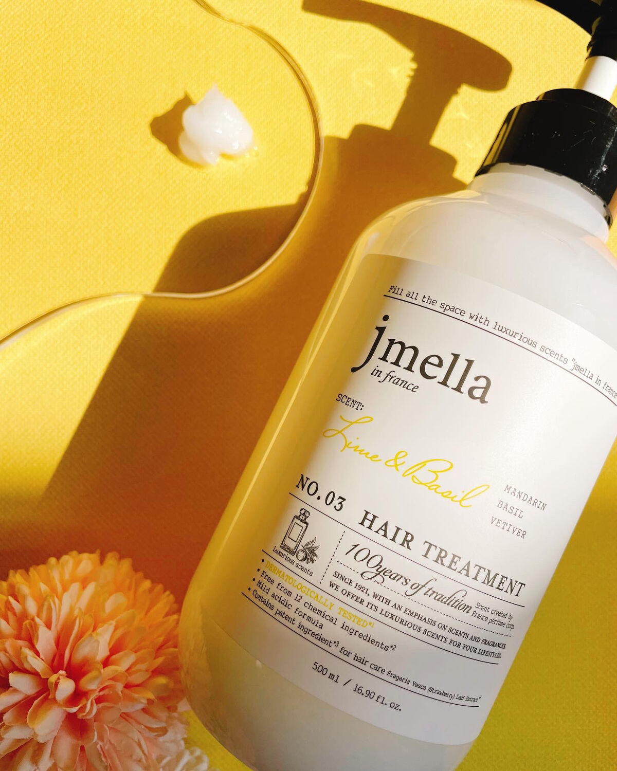 インフランスヘアシャンプー ライム＆バジル／トリートメント ライム＆バジル/jmella/市販シャンプーを使ったクチコミ（3枚目）